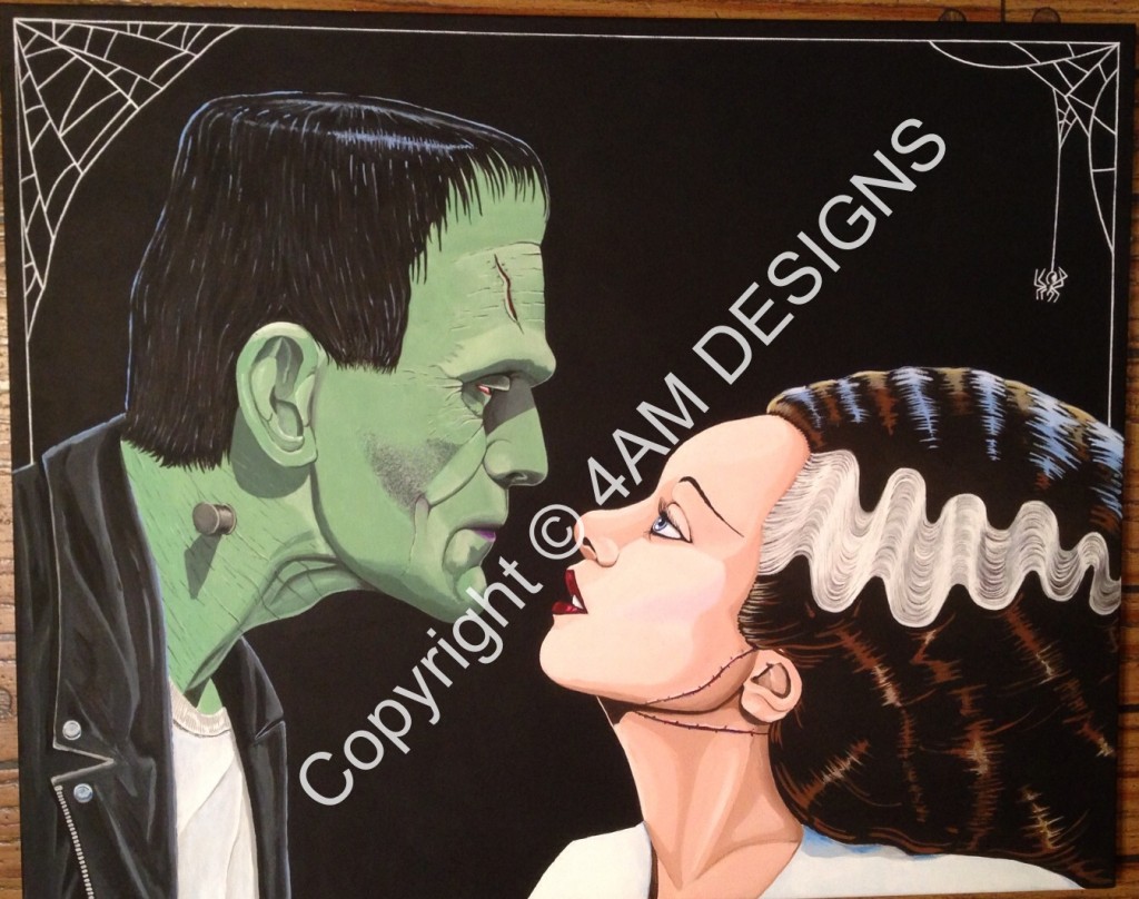 Frankenstein & his bride - $200.00